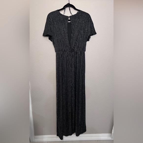 Dress Barn | Sparkle Glitter Jumpsuit - Picture 2 of 7